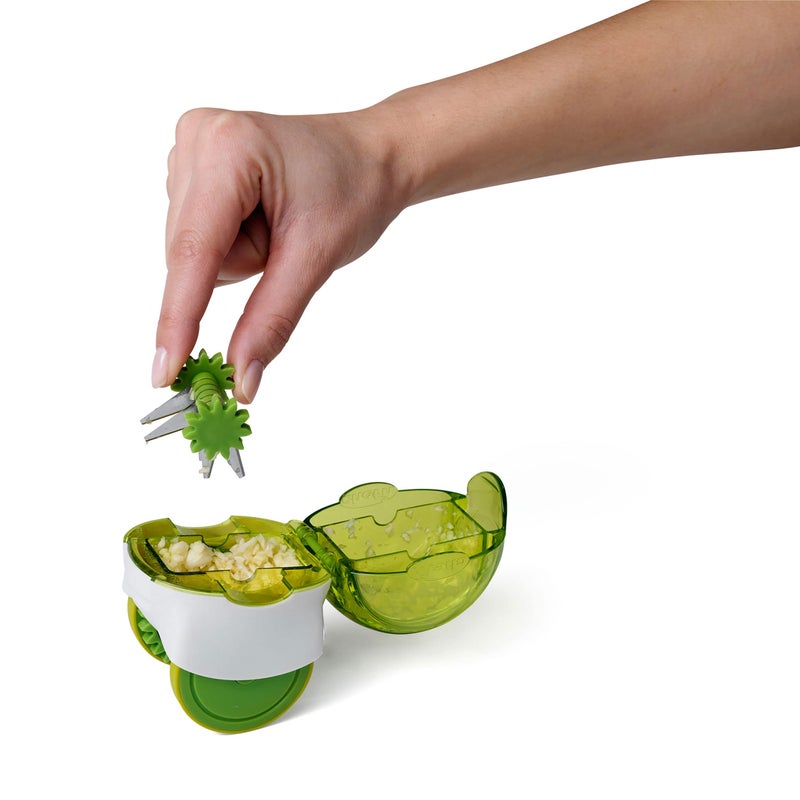 Chef'n GarlicZoom Garlic Chopper, Large, Green - Image 5